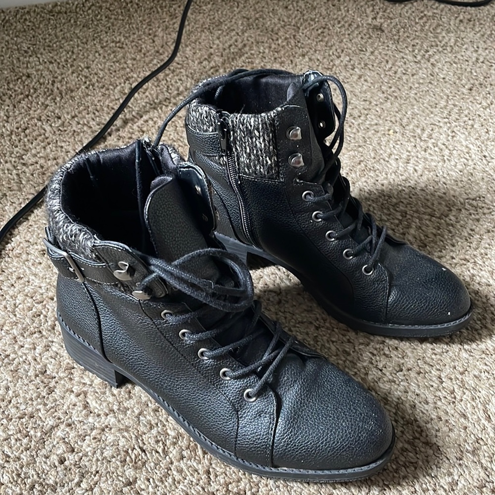 Black boots from macys